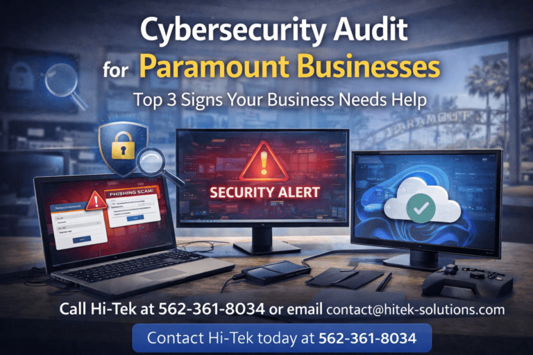 Cybersecurity Audit for Paramount Businesses | Top 3 Signs