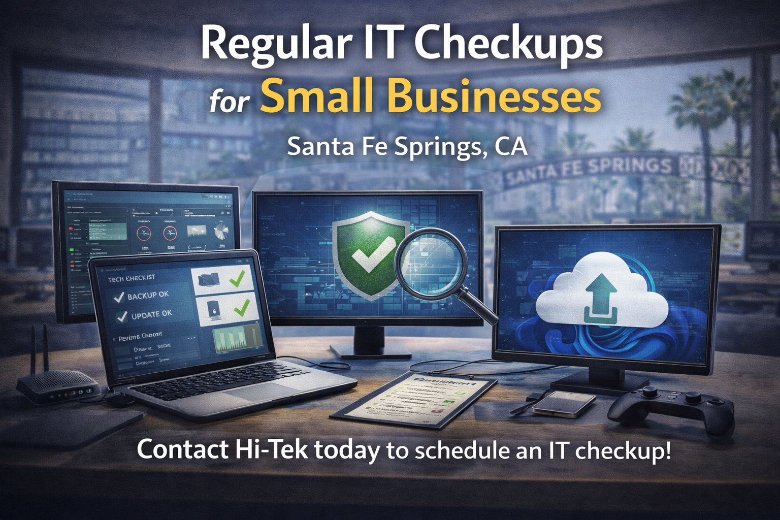 Regular IT Checkups for Small Businesses in Santa Fe Springs, CA