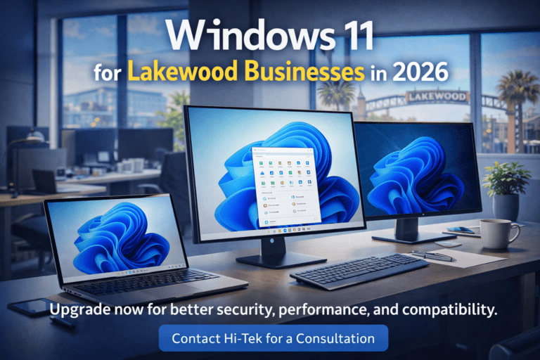 Windows 11 for Lakewood Businesses in 2026 | Hi-Tek Solutions