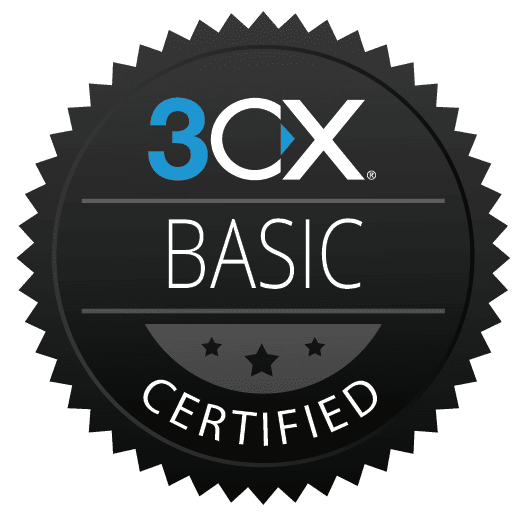 3CX Basic Certified badge