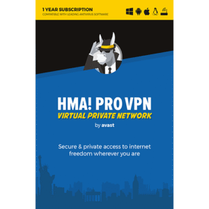 Avast HMA! Pro VPN - 5 Devices, 1 Year